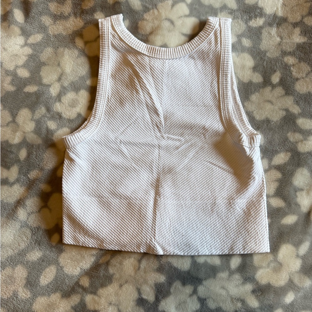 Rock N Rags White Tank